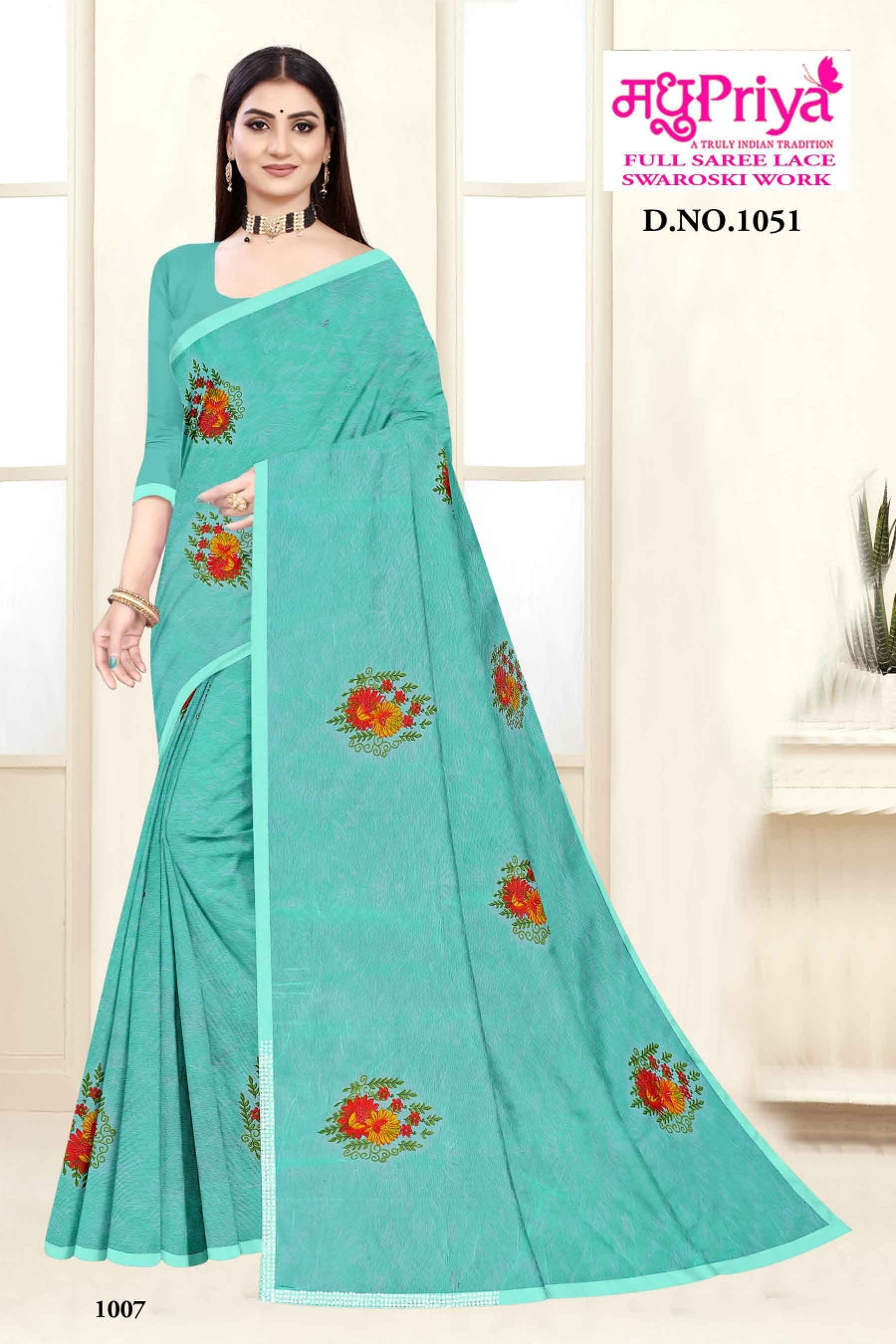 Kulfi-1051 Madhupriya Chiffon Sarees