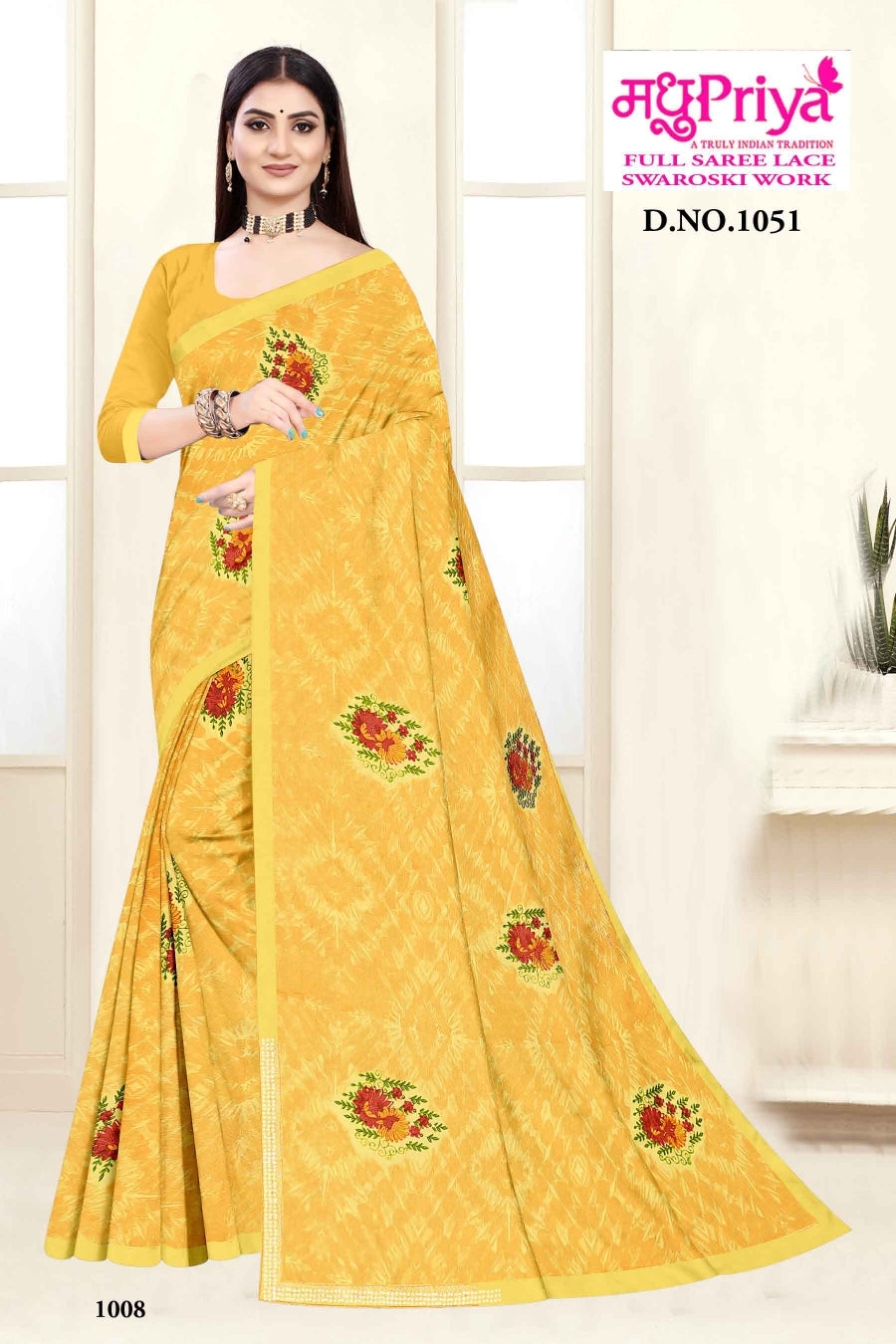 Kulfi-1051 Madhupriya Chiffon Sarees