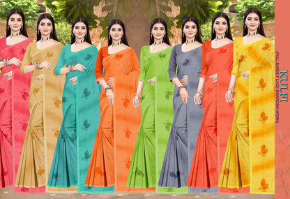Kulfi-1052 Madhupriya Chiffon Sarees