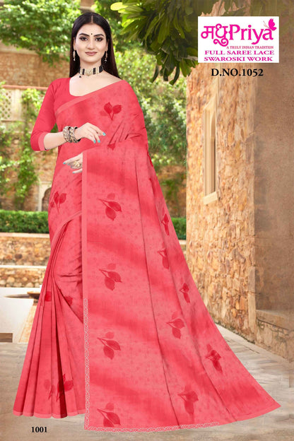 Kulfi-1052 Madhupriya Chiffon Sarees