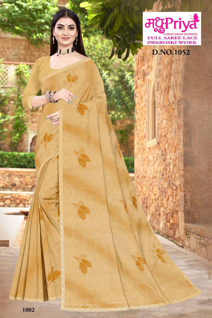 Kulfi-1052 Madhupriya Chiffon Sarees