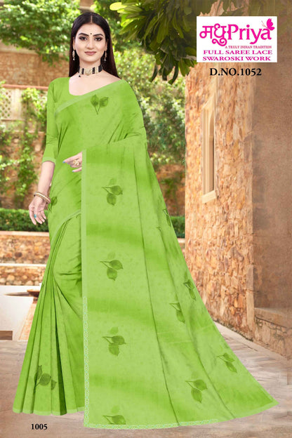 Kulfi-1052 Madhupriya Chiffon Sarees