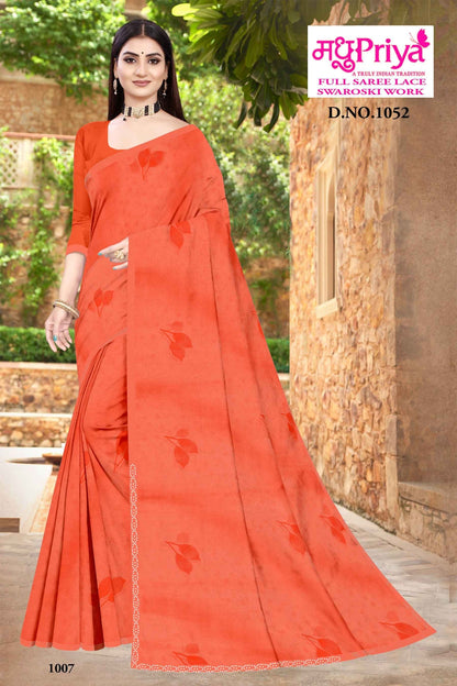 Kulfi-1052 Madhupriya Chiffon Sarees