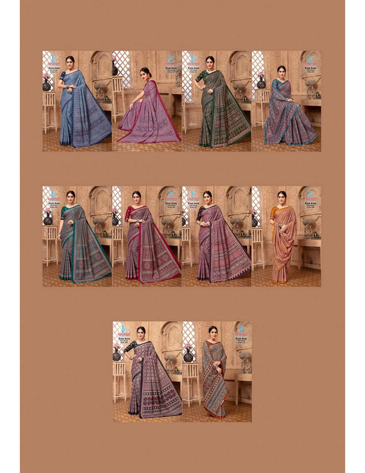 Kum Kum Lakhani Cotton Sarees