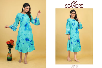 Kumarika Seamore Cotton Slub Anarkali Kurtis