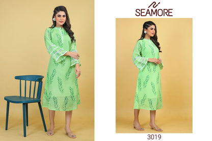 Kumarika Seamore Cotton Slub Anarkali Kurtis