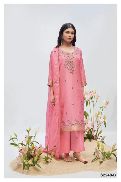 Kuri 2248 Ganga Russian Silk Plazzo Style Suits