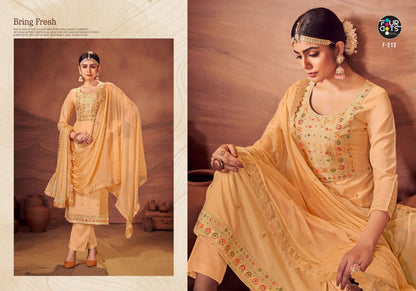 Laher Four Dots Muslin Plazzo Style Suits