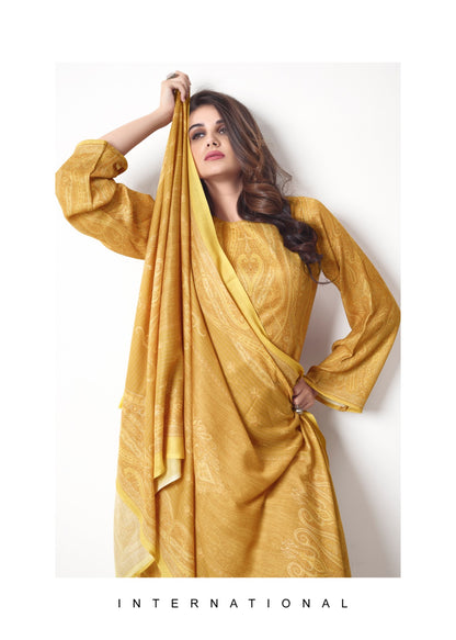Lahza Prm Trendz Viscose Pashmina Suits