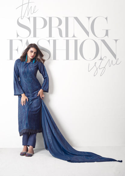 Lahza Prm Trendz Viscose Pashmina Suits