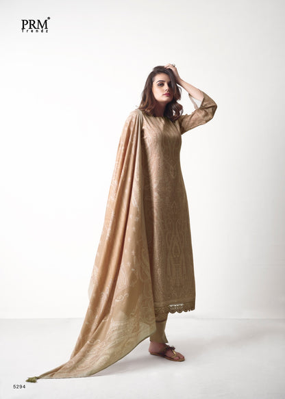 Lahza Prm Trendz Viscose Pashmina Suits