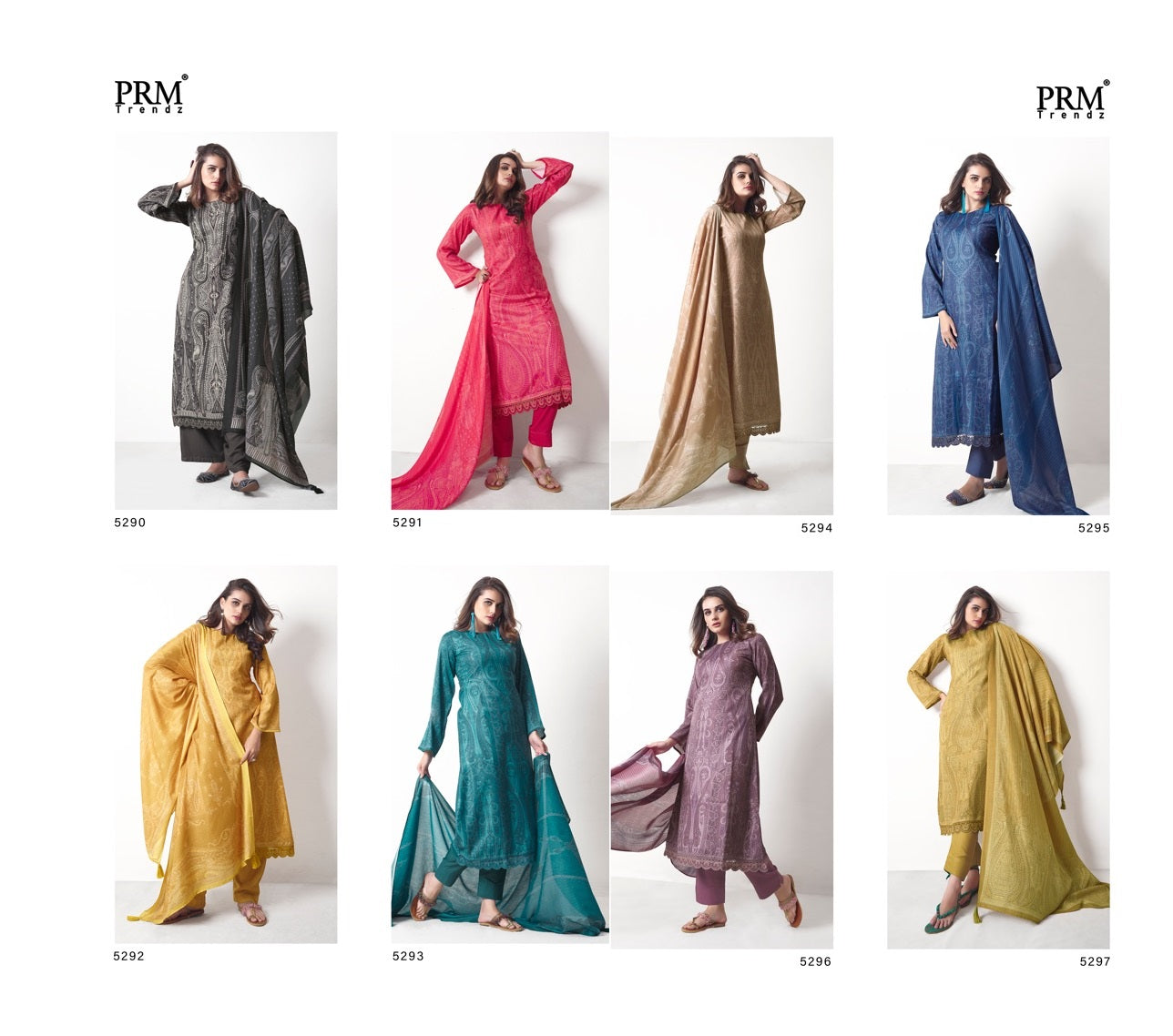 Lahza Prm Trendz Viscose Pashmina Suits