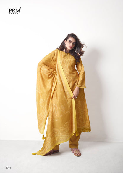 Lahza Prm Trendz Viscose Pashmina Suits