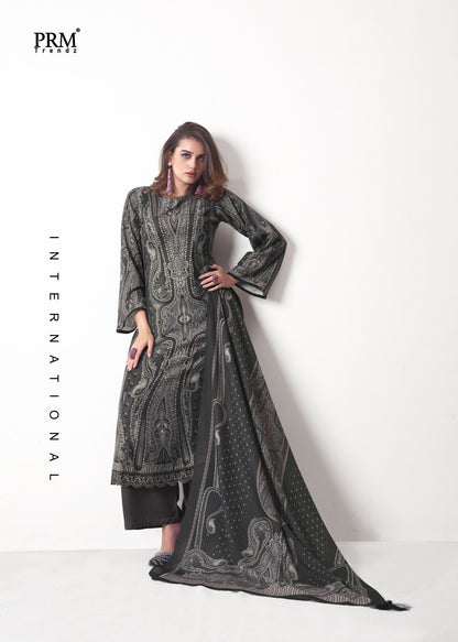 Lahza Prm Trendz Viscose Pashmina Suits