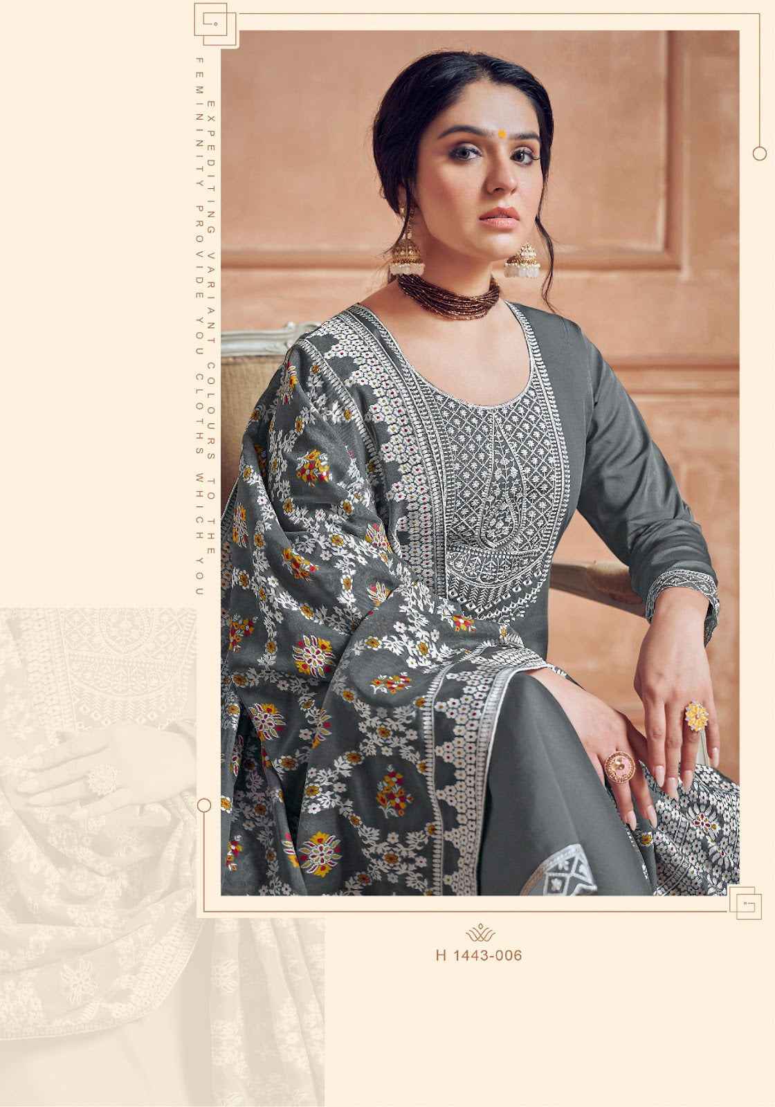 Lakhnavi Touch Edition-4 Alok Jaam Cotton Pant Style Suits