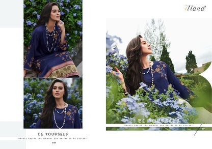 Lalita Itrana Cotton Satin Pant Style Suits