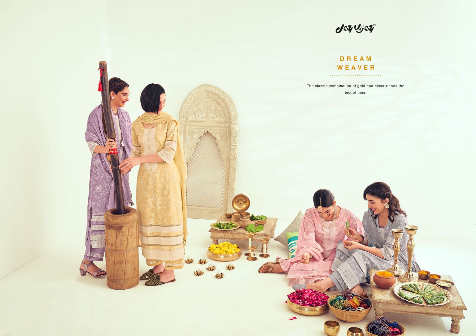 Lamha Jay Vijay Cotton Khadi Pant Style Suits