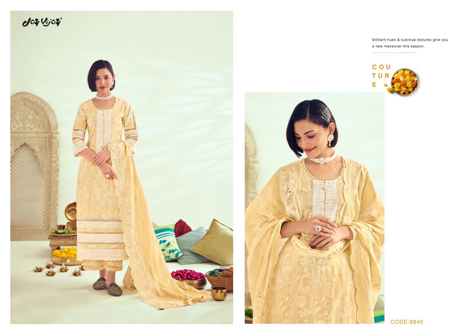 Lamha Jay Vijay Cotton Khadi Pant Style Suits