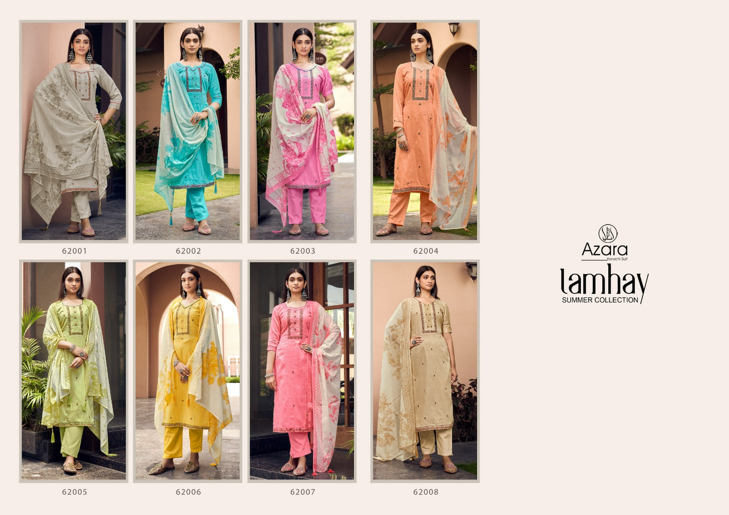 Lamhay Radhika Fashion Jaam Cotton Pant Style Suits