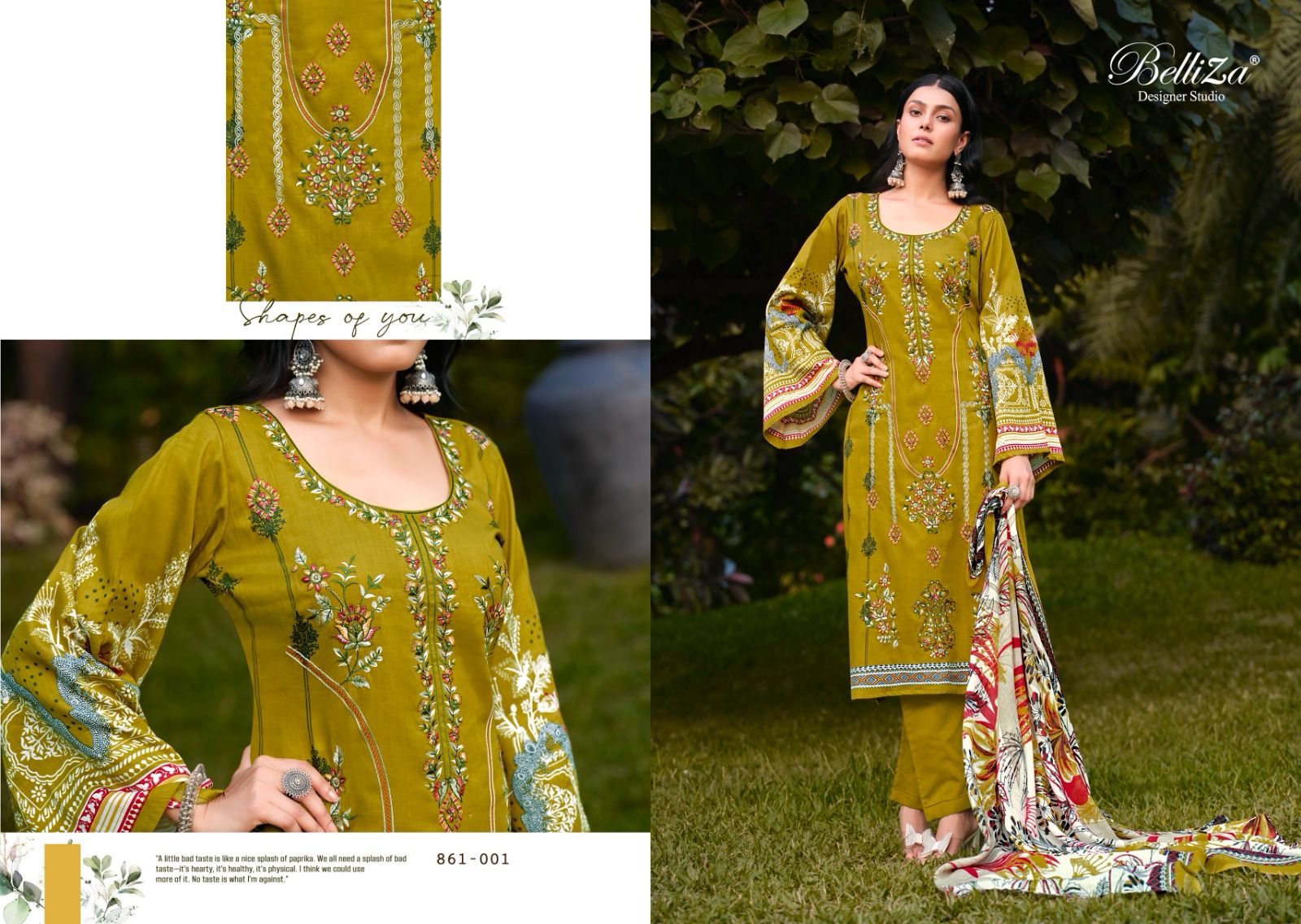 Lavanya Belliza Designer Studio Jaam Cotton Karachi Salwar Suits