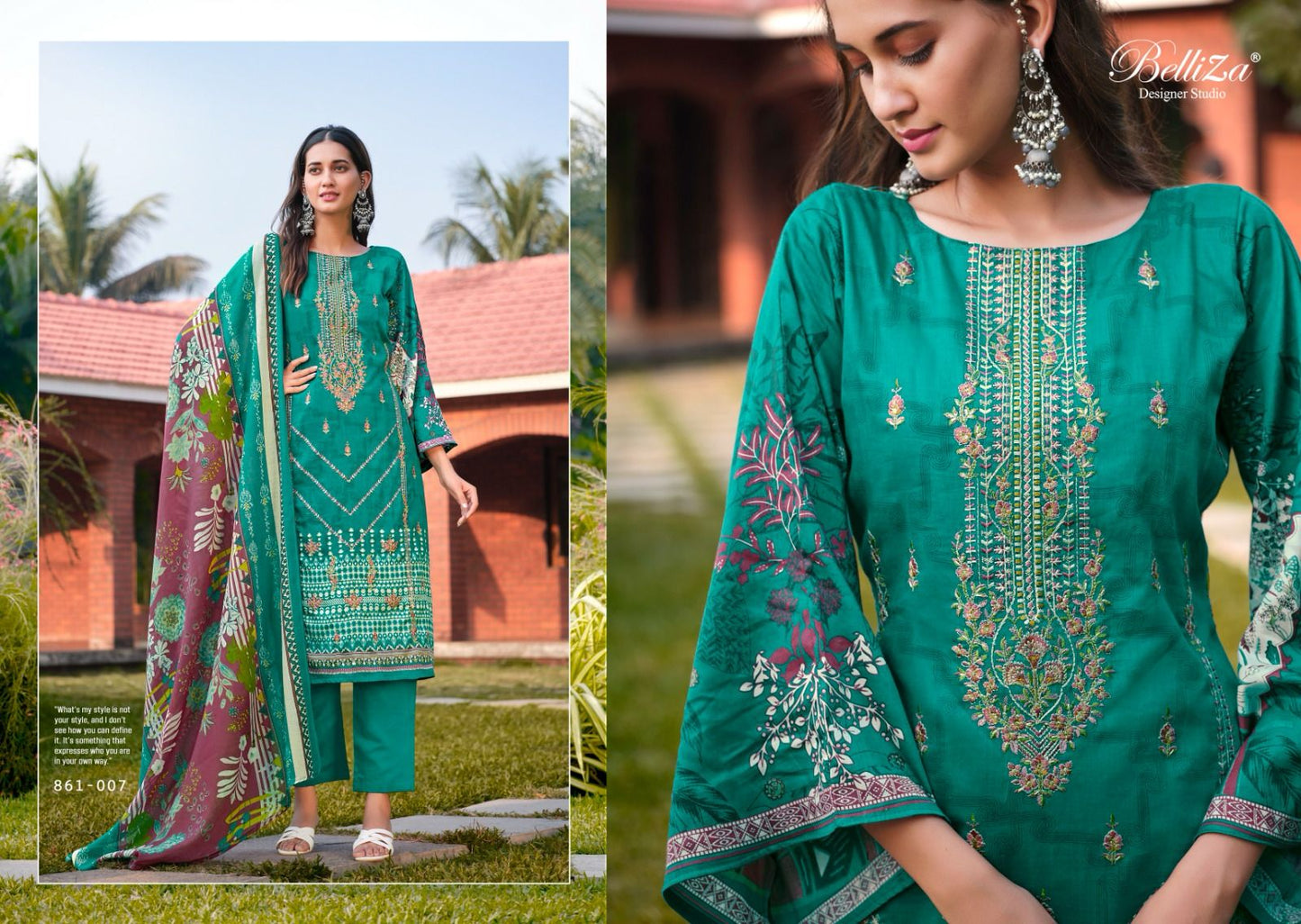 Lavanya Belliza Designer Studio Jaam Cotton Karachi Salwar Suits