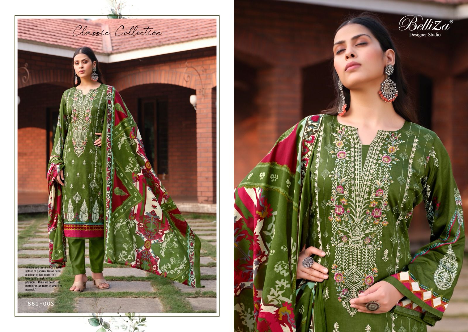 Lavanya Belliza Designer Studio Jaam Cotton Karachi Salwar Suits