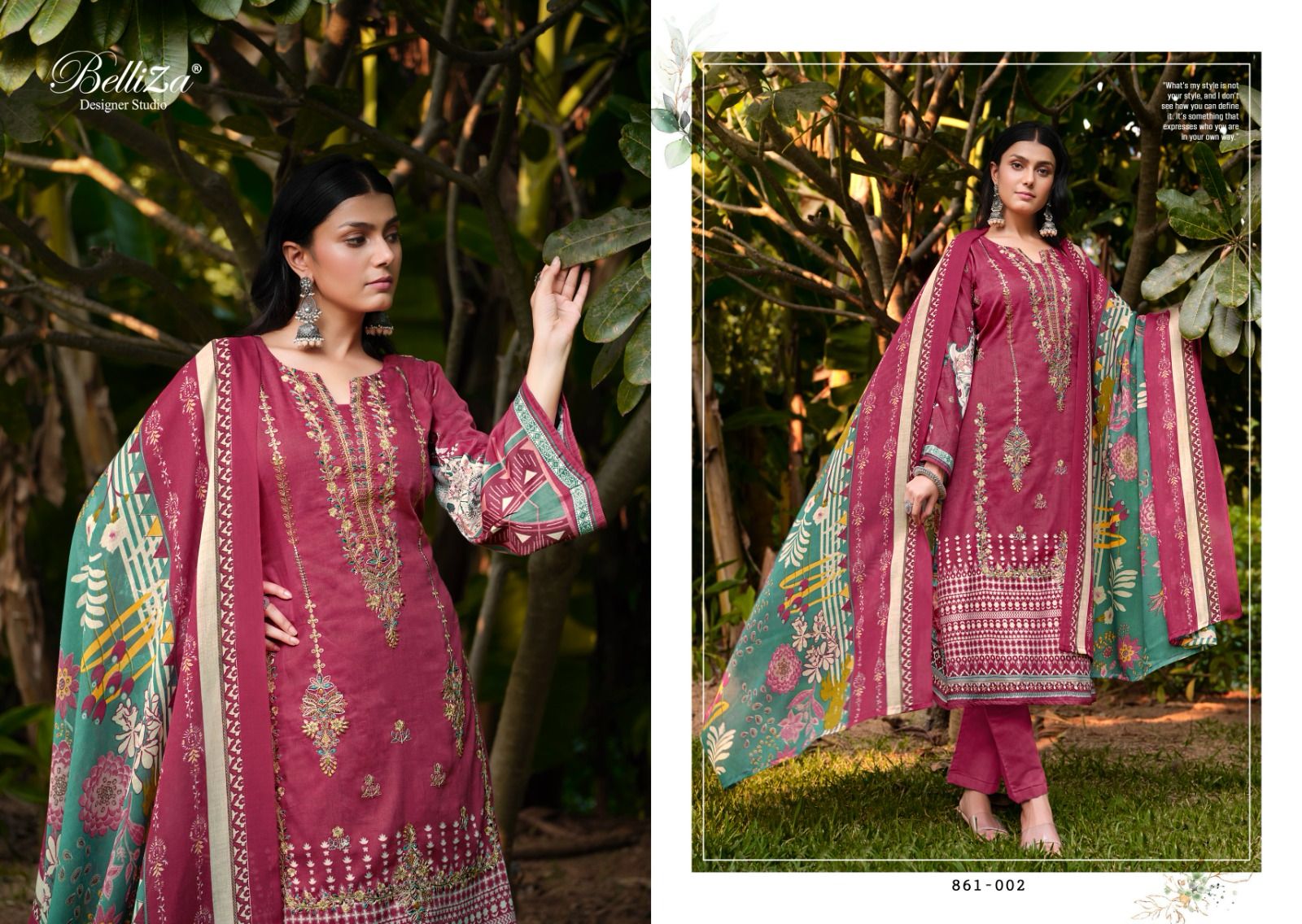 Lavanya Belliza Designer Studio Jaam Cotton Karachi Salwar Suits