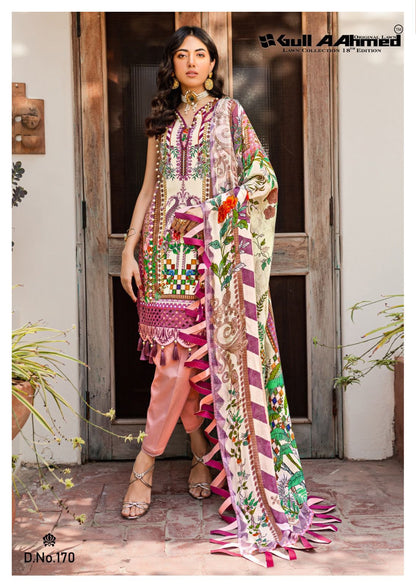 Lawn Collection Vol 18 Gul Ahmed Karachi Salwar Suits