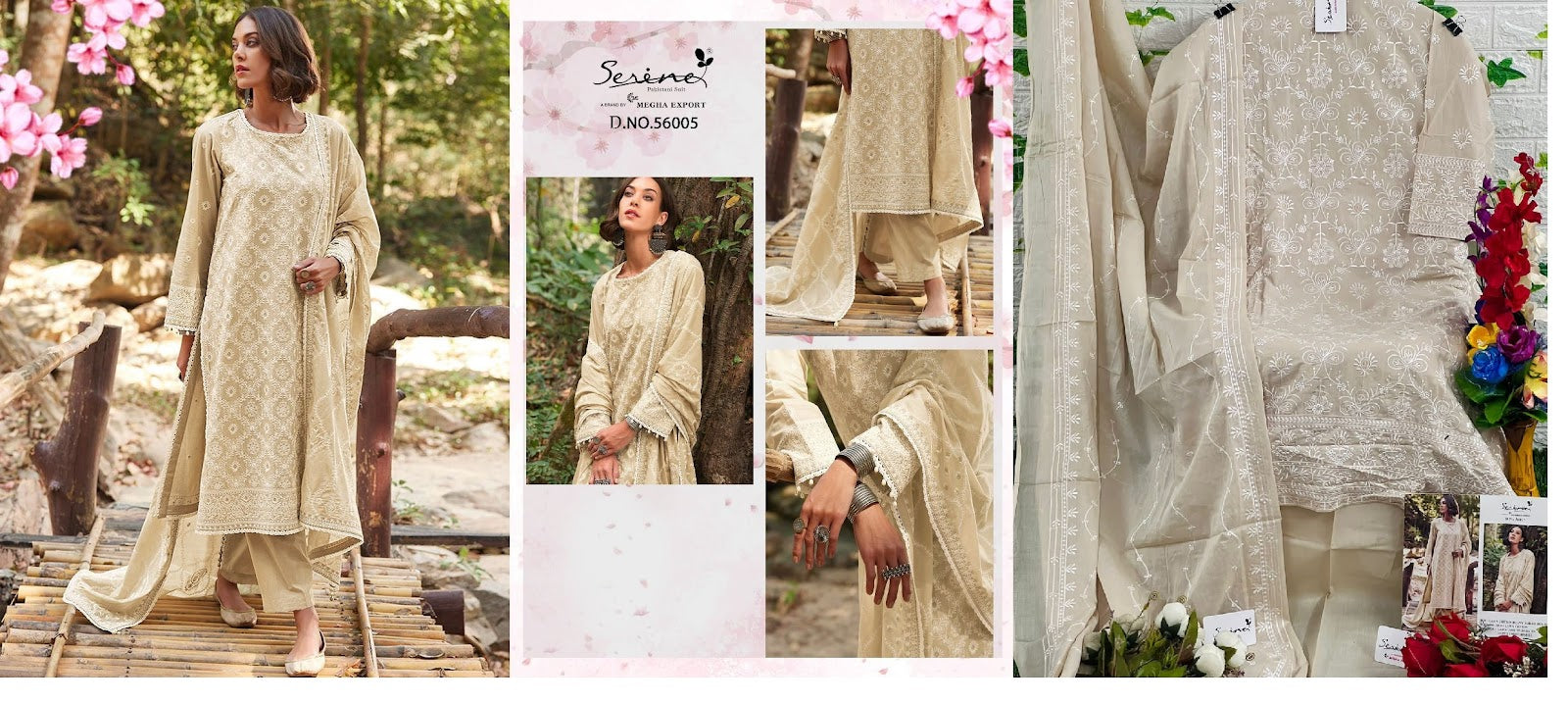 Lawnkari Serine Lawn Cotton Pakistani Salwar Suits