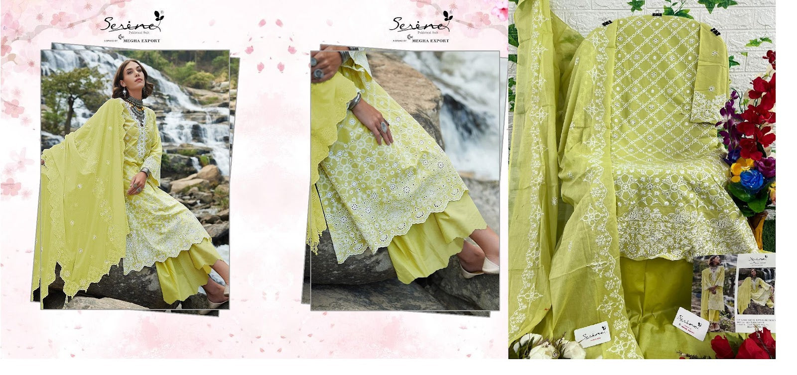 Lawnkari Serine Lawn Cotton Pakistani Salwar Suits