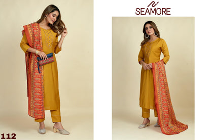 Laxmipati 3 Seamore Viscose Modal Readymade Pant Style Suits