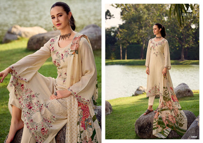 Legacy Of Floral Cinderella Bemberg Muslin Pant Style Suits