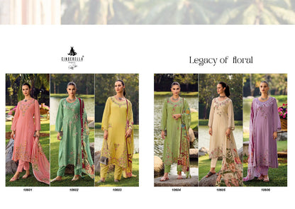 Legacy Of Floral Cinderella Bemberg Muslin Pant Style Suits
