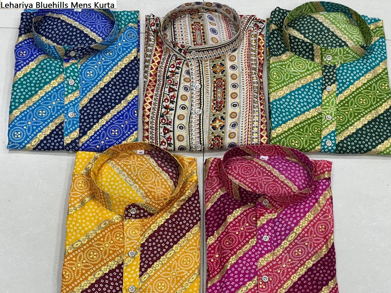 Lehariya Bluehills Cotton Mens Kurta