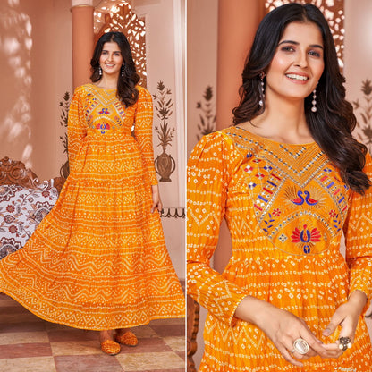 Lehariya Bluehills Georgette One Piece