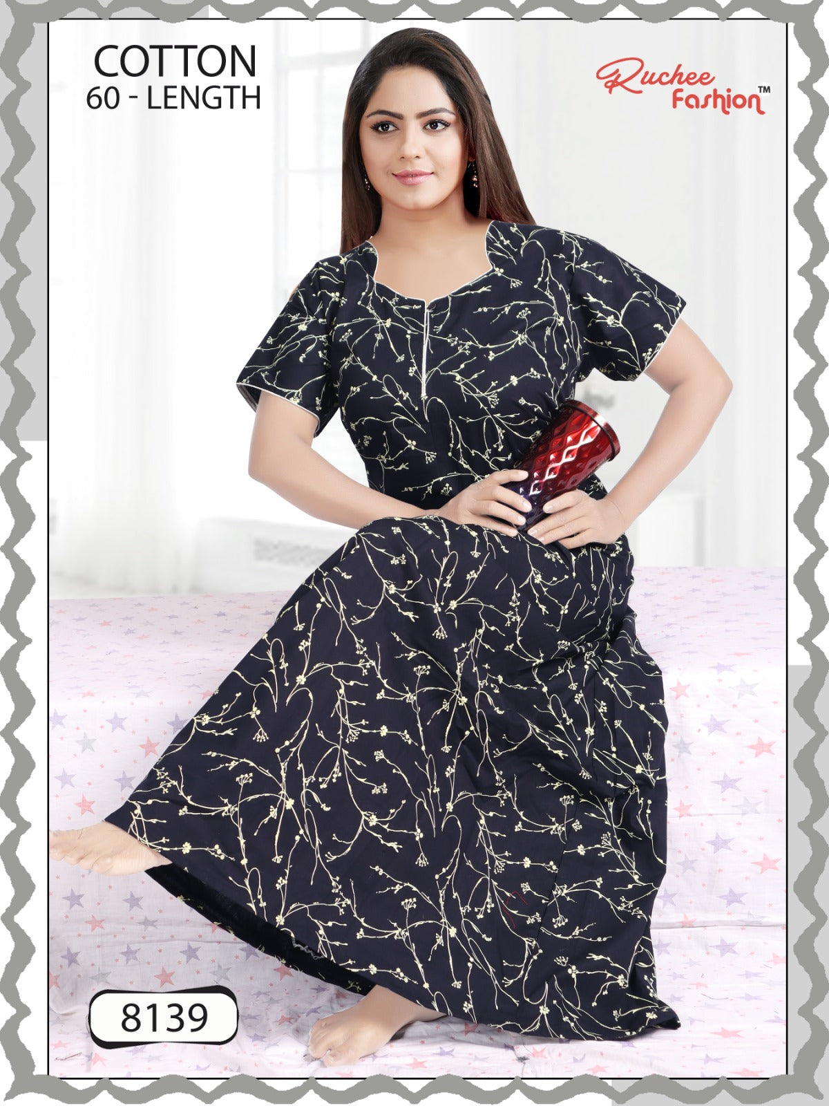 Length 60 Ruchee Fashion Night Gowns