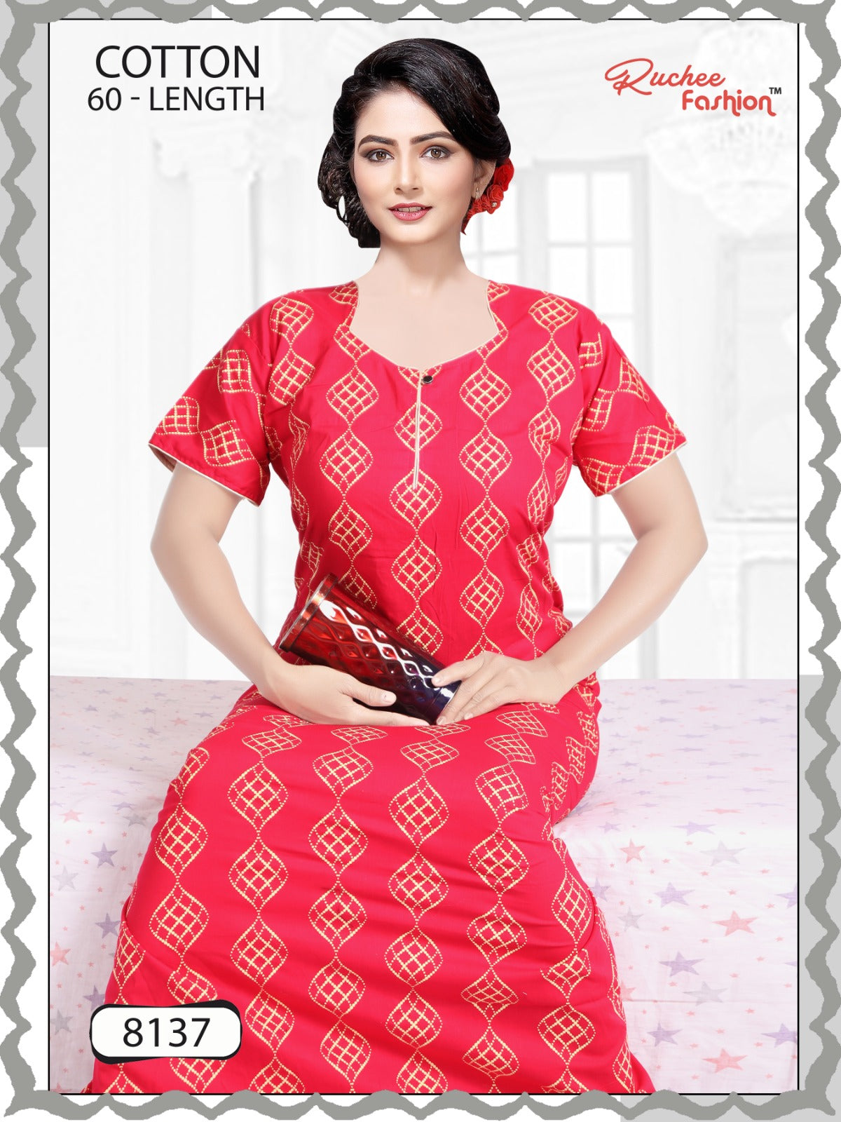 Length 60 Ruchee Fashion Night Gowns