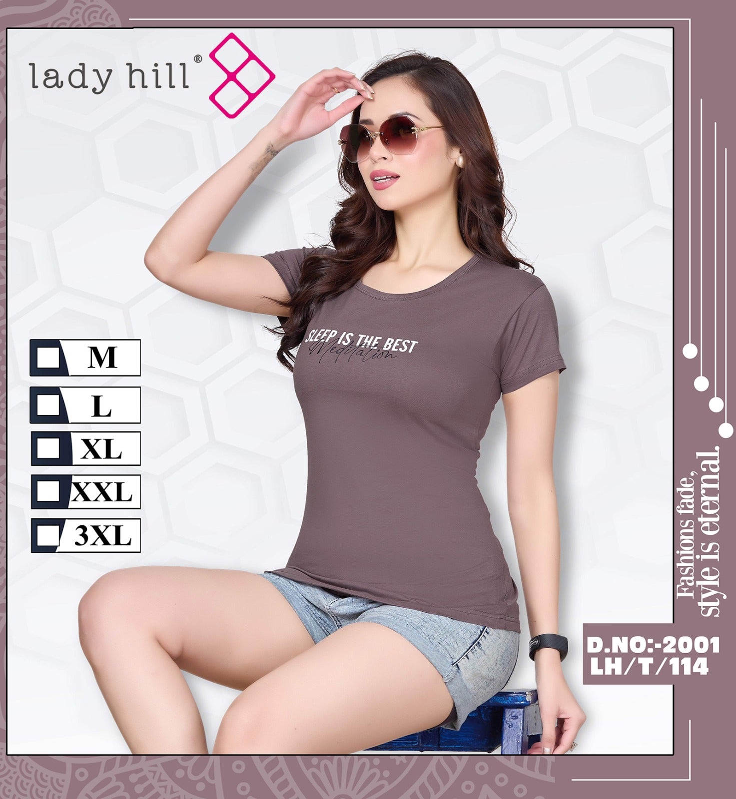 Lh T 114 Lady Hill Hosiery Women Tshirt