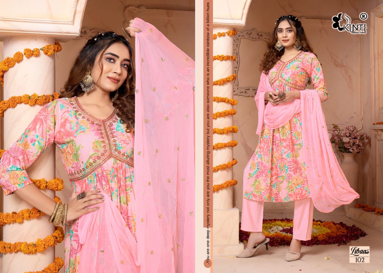 Libaas Kinti Readymade Pant Style Suits