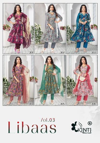 Libaas Vol 3 Kinti Modal Readymade Pant Style Suits