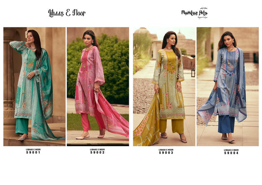 Libas-E-Noor Mumtaz Arts Visocse Pashmina Suits