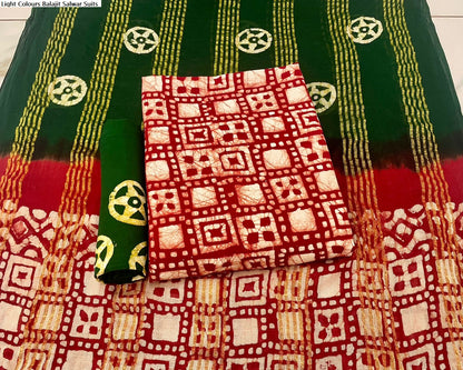 Light Colours Balajit Rayon 14Kg Salwar Suits