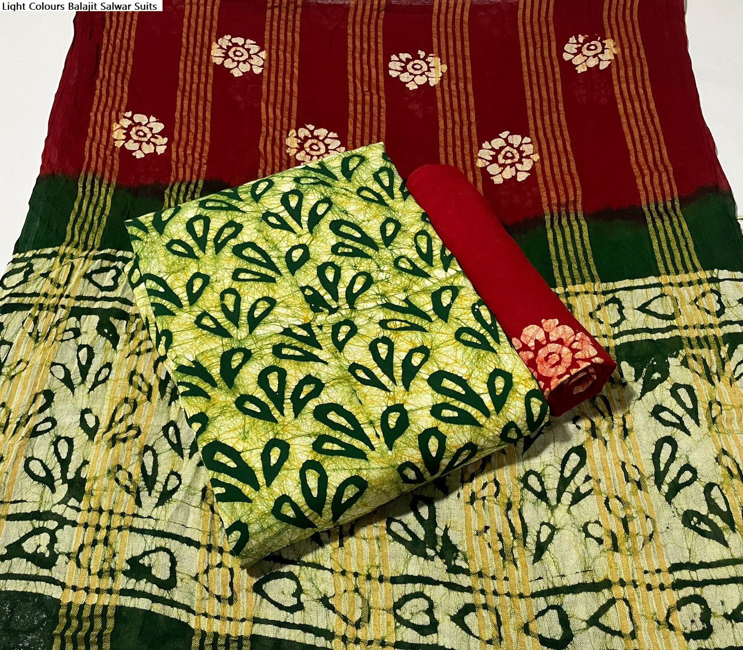 Light Colours Balajit Rayon 14Kg Salwar Suits