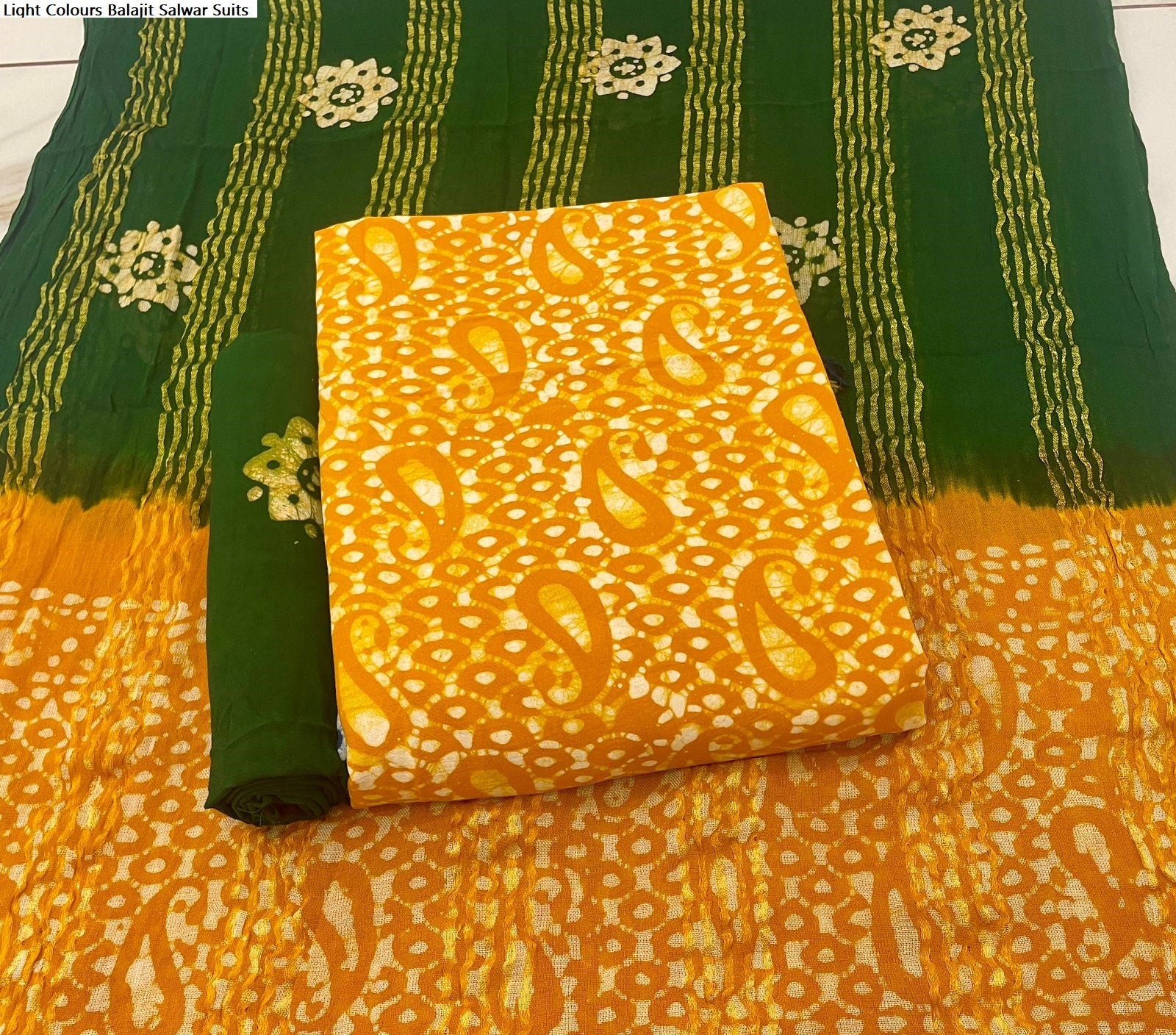 Light Colours Balajit Rayon 14Kg Salwar Suits