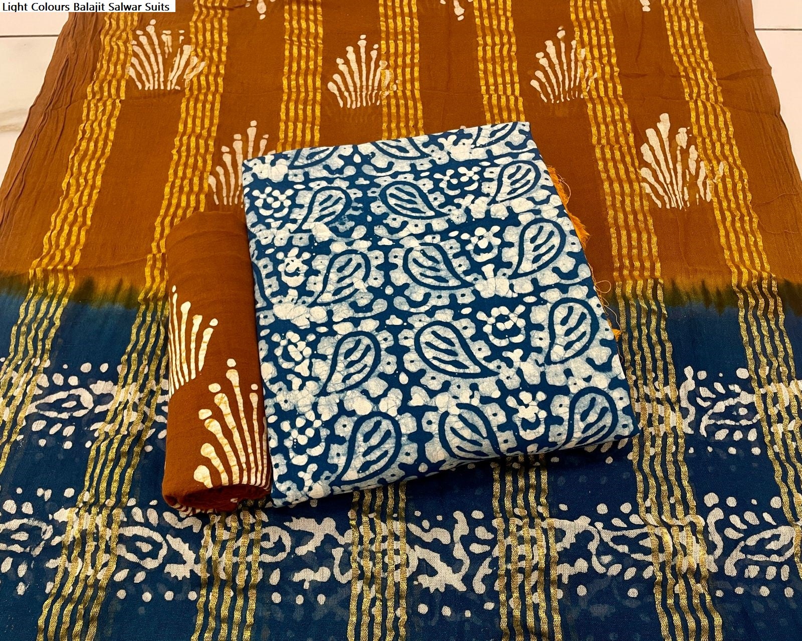 Light Colours Balajit Rayon 14Kg Salwar Suits