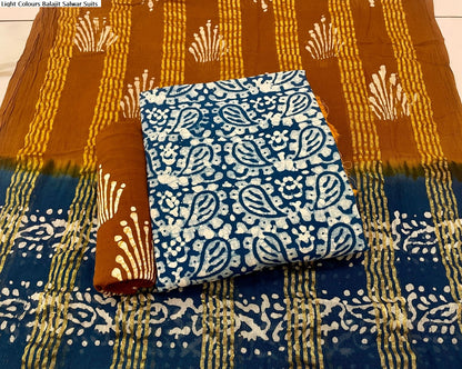 Light Colours Balajit Rayon 14Kg Salwar Suits