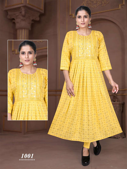 Light Heart Vol 4 Kavinay Rayon Anarkali Kurtis