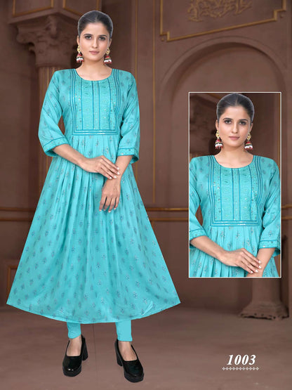 Light Heart Vol 4 Kavinay Rayon Anarkali Kurtis