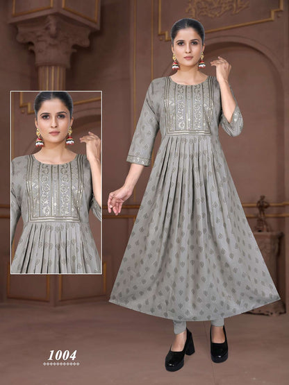 Light Heart Vol 4 Kavinay Rayon Anarkali Kurtis