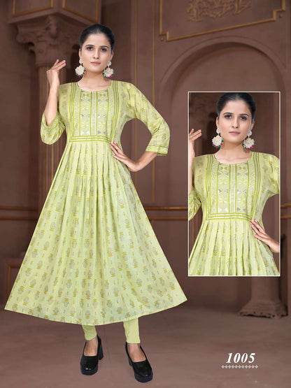 Light Heart Vol 4 Kavinay Rayon Anarkali Kurtis